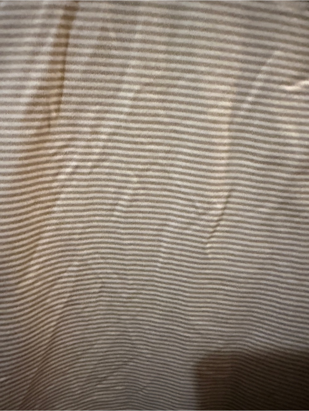 Striped Cream Racerback Tank Top - Picture 3 of 3